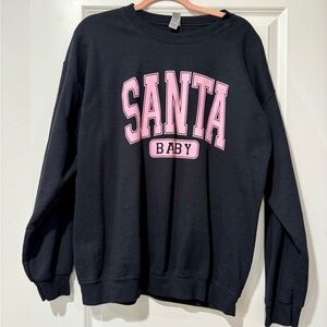 Black Santa Baby Sweatshirt